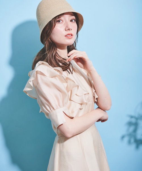 【値下げ】Noela 　ノエラ　ワイドウエストフリルワンピース ワイドウエストフリルワンピース | ロングワンピース | NOELA