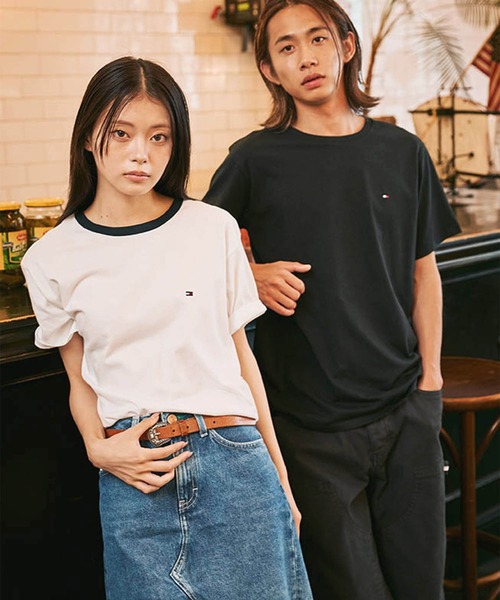 オンライン限定】【ユニセックス】トミーヒルフィガー80SリンガーT