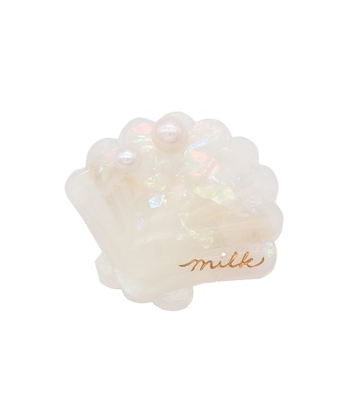 MILK(ミルク)の「パール Shell バレッタ(バレッタ/ヘアクリップ・レディース・B/A・FREE)」の1枚目の写真