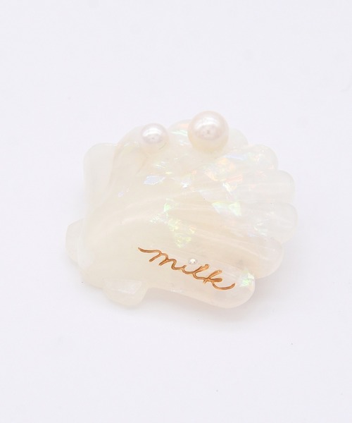 MILK(ミルク)の「パール Shell バレッタ(バレッタ/ヘアクリップ・レディース・B/A・FREE)」の3枚目の写真