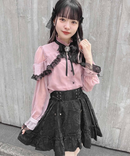 ROJITA（ロジータ）の「レースアップジャガードスカート（スカート