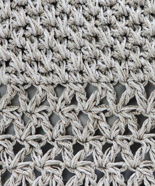 Bermosa（ベルモサ）の「かご編み トートバッグ かごバッグ（かごバッグ・レディース・ブラック/ベージュ/グレー/アイボリー・FREE）」の5枚目の写真