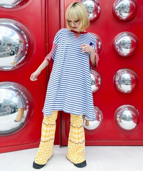 Candy Stripper（キャンディストリッパー）の「HOLIDAY FLARE パンツ（その他パンツ・レディース・イエロー/ライトブルー/ブラック・2）」の20枚目の写真