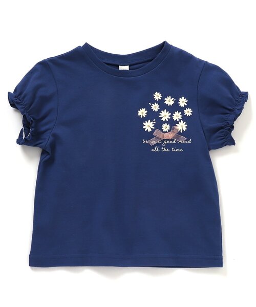 apres les cours（アプレレクール）の「【WEB限定/新色追加】4柄パフ袖Tシャツ（Tシャツ/カットソー・キッズ・ピンク/その他2/ブルー/クリーム/イエロー/ラベンダー・100/120/130/110/80/90/140）」の10枚目の写真