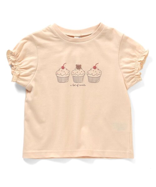 apres les cours（アプレレクール）の「【WEB限定/新色追加】4柄パフ袖Tシャツ（Tシャツ/カットソー・キッズ・ピンク/その他2/ブルー/クリーム/イエロー/ラベンダー・100/120/130/110/80/90/140）」の19枚目の写真