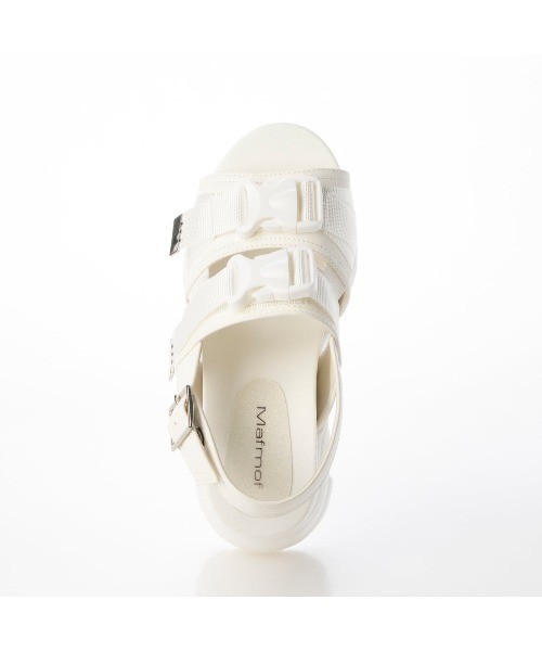 Mafmof(マフモフ)の「Mafmof(マフモフ)厚底ボリュームソールスポーツサンダル(サンダル・レディース・ブラック/ホワイト・LL/M/S/L)」の12枚目の写真