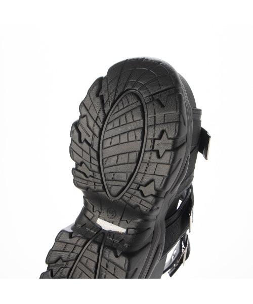 Mafmof(マフモフ)の「Mafmof(マフモフ)厚底ボリュームソールスポーツサンダル(サンダル・レディース・ブラック/ホワイト・LL/M/S/L)」の13枚目の写真