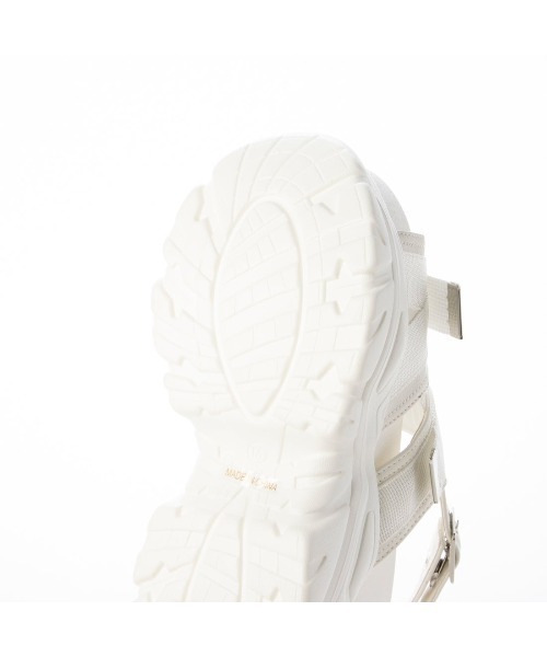 Mafmof(マフモフ)の「Mafmof(マフモフ)厚底ボリュームソールスポーツサンダル(サンダル・レディース・ブラック/ホワイト・LL/M/S/L)」の14枚目の写真