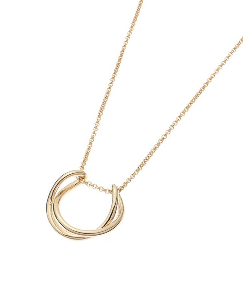 UNTITLED（アンタイトル）の「◆ウエーブクロストップネックレス（ネックレス・レディース・シルバー/ゴールド・99）」の3枚目の写真