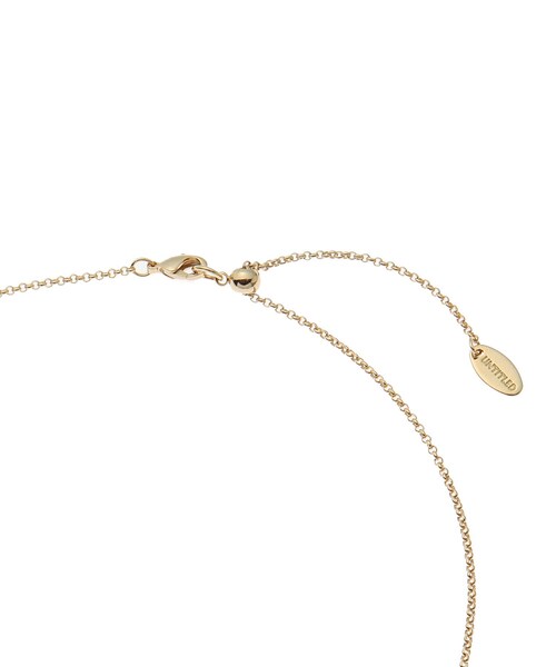 UNTITLED（アンタイトル）の「◆ウエーブクロストップネックレス（ネックレス・レディース・シルバー/ゴールド・99）」の5枚目の写真