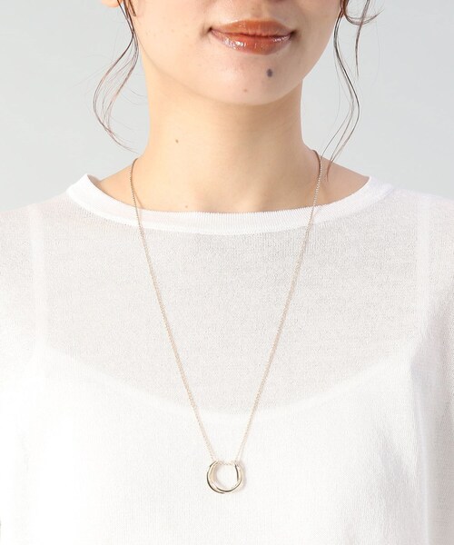 UNTITLED（アンタイトル）の「◆ウエーブクロストップネックレス（ネックレス・レディース・シルバー/ゴールド・99）」の6枚目の写真