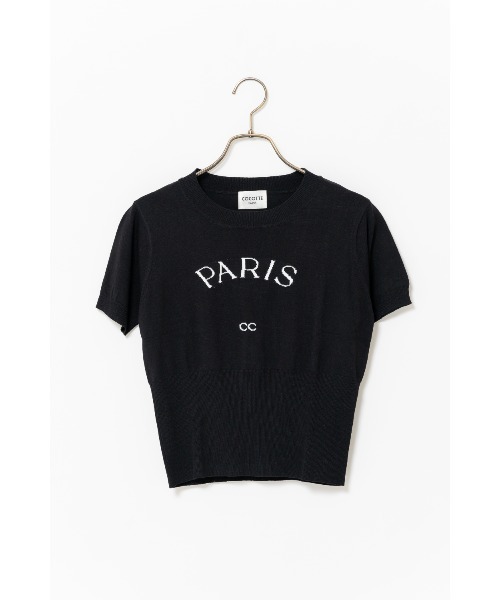 Soir,5 COCOTTE PARIS(ソワールイブニングココットパリ)の「PARIS ニットトップス(Tシャツ/カットソー・レディース・ピンクベージュ/ネイビー/ホワイト/ブラック・FREE)」の19枚目の写真