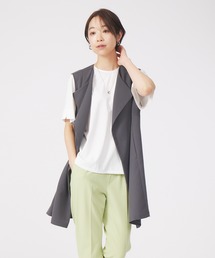 qualite | ドライクロスドレープジレ(ベスト)