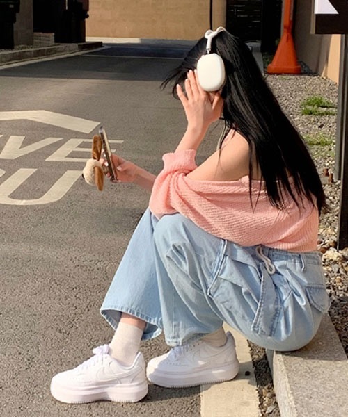 BEIDELLI（ベイデリー）の「[BELLIDE MADE] ルーズフィットサマーボレロカーディガン（カーディガン/ボレロ・レディース・ピンク/ベージュ/アイボリー・FREE）」の12枚目の写真