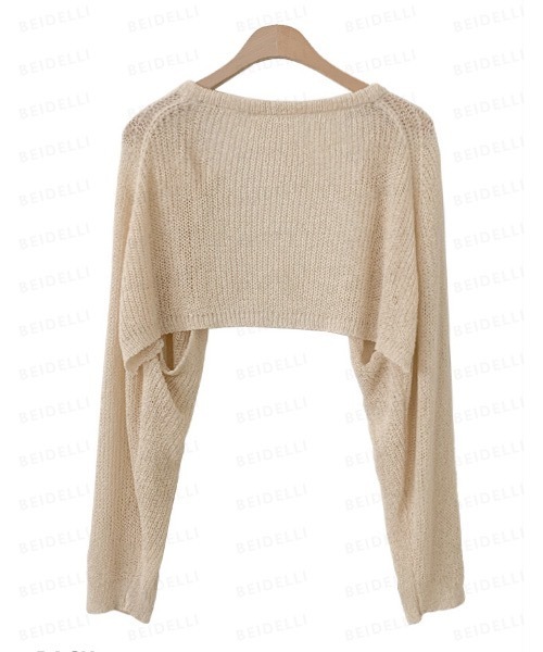 BEIDELLI（ベイデリー）の「[BELLIDE MADE] ルーズフィットサマーボレロカーディガン（カーディガン/ボレロ・レディース・ピンク/ベージュ/アイボリー・FREE）」の19枚目の写真