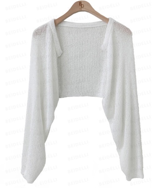 BEIDELLI（ベイデリー）の「[BELLIDE MADE] ルーズフィットサマーボレロカーディガン（カーディガン/ボレロ・レディース・ピンク/ベージュ/アイボリー・FREE）」の20枚目の写真