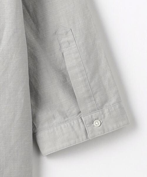 green label relaxing(グリーンレーベルリラクシング)の「イージーリネン ボタンダウンカラー 7分袖 シャツ(シャツ/ブラウス・メンズ・グレー/ケリー/ロイヤルブルー・S/M/XL/L/XXL)」の13枚目の写真