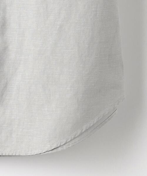 green label relaxing(グリーンレーベルリラクシング)の「イージーリネン ボタンダウンカラー 7分袖 シャツ(シャツ/ブラウス・メンズ・グレー/ケリー/ロイヤルブルー・S/M/XL/L/XXL)」の14枚目の写真