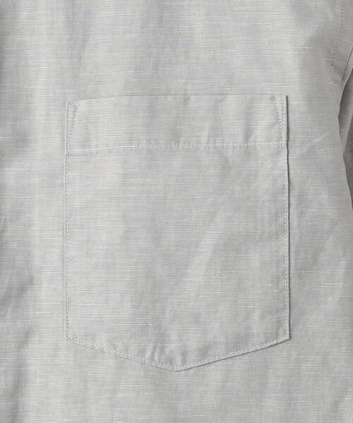 green label relaxing(グリーンレーベルリラクシング)の「イージーリネン ボタンダウンカラー 7分袖 シャツ(シャツ/ブラウス・メンズ・グレー/ケリー/ロイヤルブルー・S/M/XL/L/XXL)」の15枚目の写真