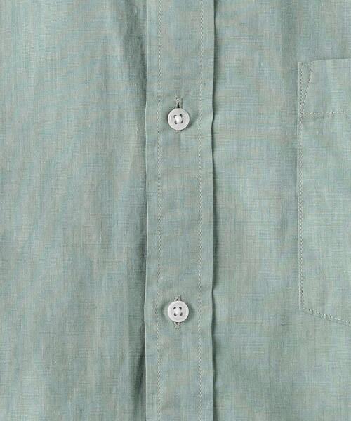 green label relaxing(グリーンレーベルリラクシング)の「イージーリネン ボタンダウンカラー 7分袖 シャツ(シャツ/ブラウス・メンズ・グレー/ケリー/ロイヤルブルー・S/M/XL/L/XXL)」の21枚目の写真