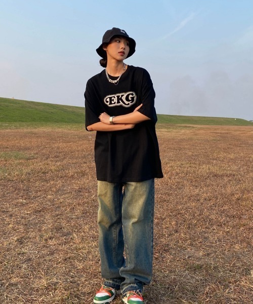MGV(エムジーヴィー)の「ハートバックロゴTシャツ(Tシャツ/カットソー・レディース・ベージュ/ブラウン/ブラック・MEDIUM/LARGE/X-LARGE)」の8枚目の写真