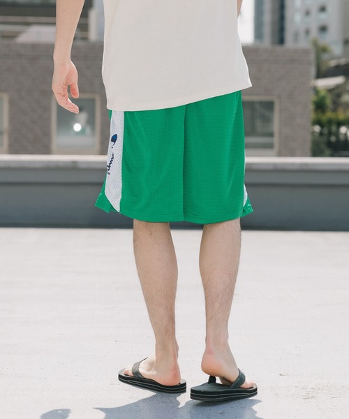 champion×ballaholic メッシュパンツ