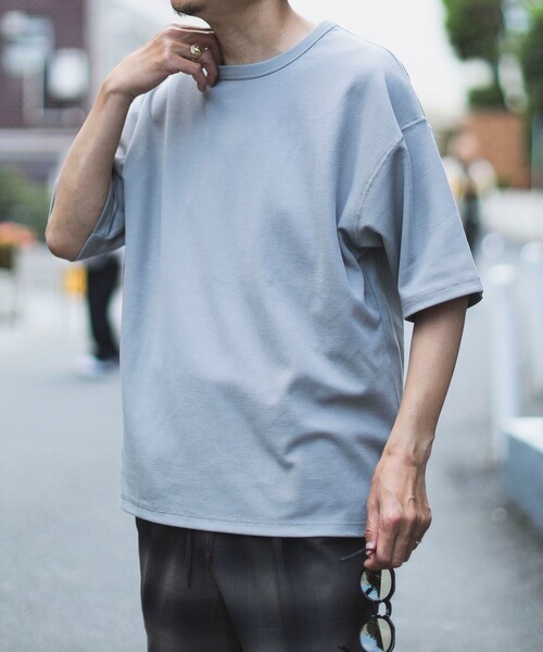 B:MING by BEAMS(ビーミングバイビームス)の「B:MING by BEAMS / サカリバ ドロップショルダー Tシャツ(Tシャツ/カットソー・メンズ・ネイビー/オリーブ/シルバー・SMALL/MEDIUM/LARGE/X-LARGE)」の3枚目の写真