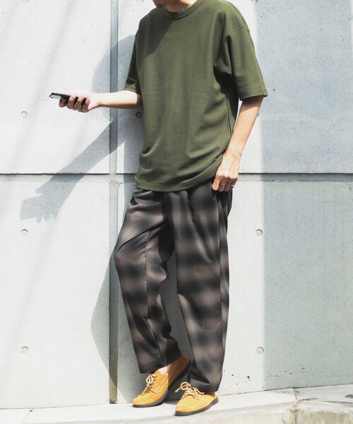 B:MING by BEAMS(ビーミングバイビームス)の「B:MING by BEAMS / サカリバ ドロップショルダー Tシャツ(Tシャツ/カットソー・メンズ・ネイビー/オリーブ/シルバー・SMALL/MEDIUM/LARGE/X-LARGE)」の6枚目の写真