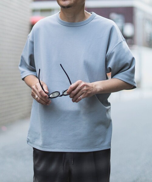 B:MING by BEAMS(ビーミングバイビームス)の「B:MING by BEAMS / サカリバ ドロップショルダー Tシャツ(Tシャツ/カットソー・メンズ・ネイビー/オリーブ/シルバー・SMALL/MEDIUM/LARGE/X-LARGE)」の8枚目の写真