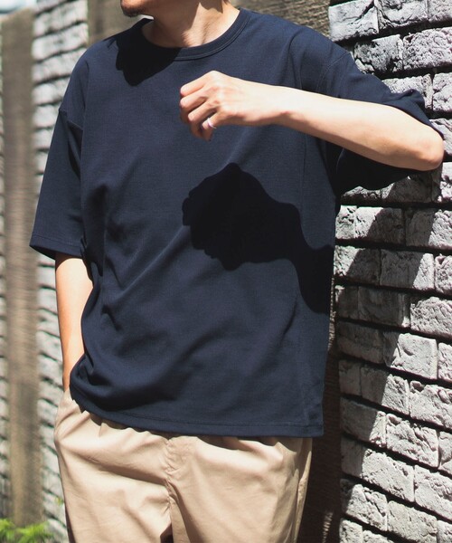 B:MING by BEAMS(ビーミングバイビームス)の「B:MING by BEAMS / サカリバ ドロップショルダー Tシャツ(Tシャツ/カットソー・メンズ・ネイビー/オリーブ/シルバー・SMALL/MEDIUM/LARGE/X-LARGE)」の10枚目の写真