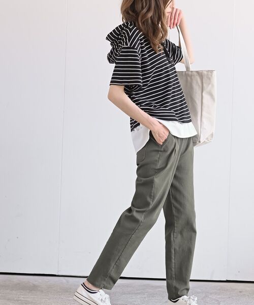 rps（アールピーエス）の「フェイクレイヤードカットパーカー（パーカー・レディース・ブラック/ブルー/カーキ/ベージュ系その他/チャコールグレー/グレー/その他・フリー）」の14枚目の写真