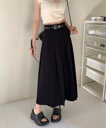 ▲pleat long skirt/プリーツロングスカート