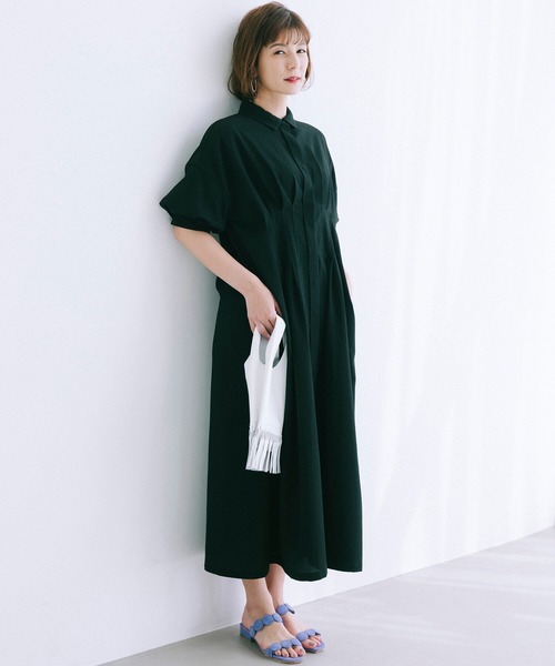 haco!(ハコ)の「【スザンヌさんコラボ】着心地も気分も向上!のびのび過ごせる やわらか素材の包み込みONE-PIECE by LOVE&PEACE PROJECT(ワンピース・レディース・ブラック/ピンク・SMALL/MEDIUM/LARGE/X-LARGE)」の22枚目の写真