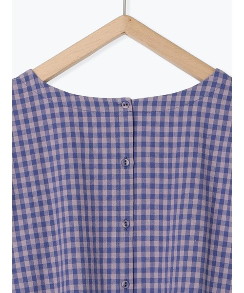 Samansa Mos2(サマンサ モスモス)の「袖レース切替Tブラウス(シャツ/ブラウス・レディース・イエロー/パープル/ブラウン/ブラック/オフホワイト/グリーン・F)」の13枚目の写真