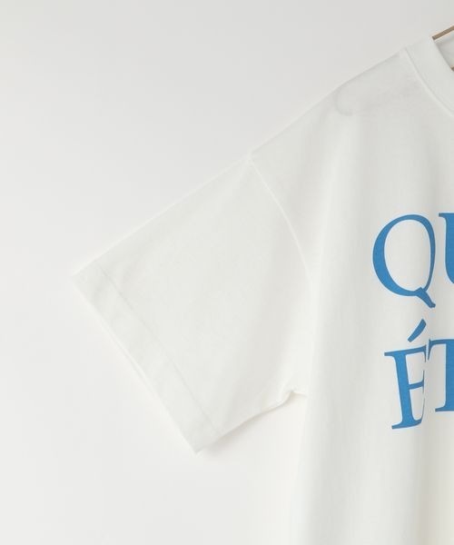 LOWRYS FARM（ローリーズファーム）の「ロゴプリントＴシャツ　904524（Tシャツ/カットソー・キッズ・グレー/ブルー/ホワイト×ブルー/ホワイト×ブラック・110cm/120cm/130cm/140cm/150cm）」の9枚目の写真