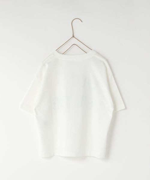 LOWRYS FARM（ローリーズファーム）の「ロゴプリントＴシャツ　904524（Tシャツ/カットソー・キッズ・グレー/ブルー/ホワイト×ブルー/ホワイト×ブラック・110cm/120cm/130cm/140cm/150cm）」の6枚目の写真