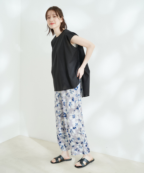 Jayro(ジャイロ)の「キャンブリックフレンチ袖シャツブラウス(シャツ/ブラウス・レディース・イエロー/グリーン/ホワイト系その他/ピンク/ブルー/ブラック・M)」の12枚目の写真