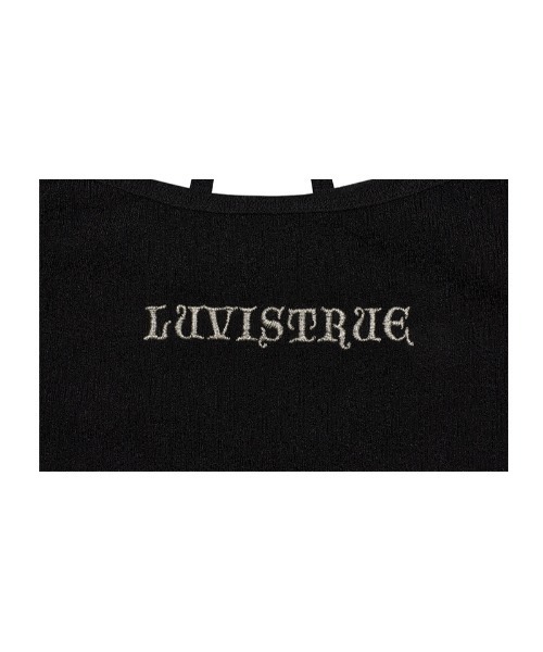 LUVISTRUE(ラヴイズトゥルー)の「A'GEM/9 × .kom『LUV IS TRUE/ラブ イズ トゥルー』 OFF SHOULDER TEE/オフショルダー Tシャツ 半袖 カットソー(Tシャツ/カットソー・レディース・ホワイト/ブラック・FREE)」の13枚目の写真