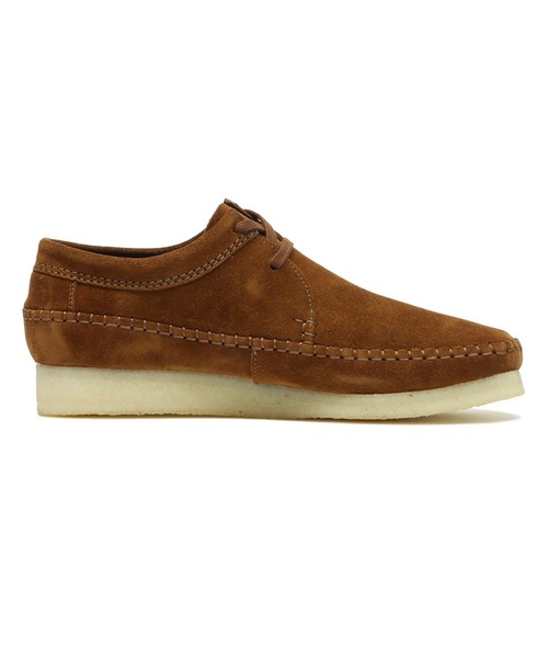 Clarks(クラークス)の「WEAVER 26165082(モカシン/デッキシューズ・メンズ・ブラウン・6h/7/7h/8/10/8h/9h/9/6)」の2枚目の写真