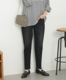 Healthy denim | Healthy DENIM/H. Salt Black Fringe テーパードデニム(デニムパンツ)