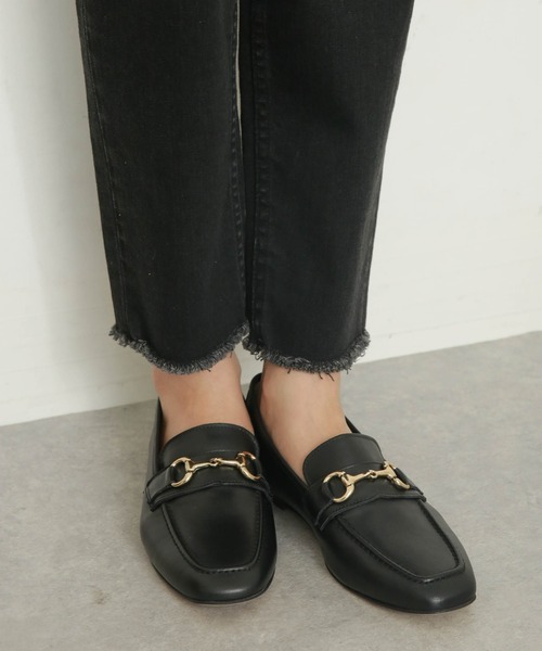 Healthy denim（ヘルシーデニム）の「Healthy DENIM/H. Salt Black Fringe テーパードデニム（デニムパンツ・レディース・ブラック・22/23/24）」の9枚目の写真