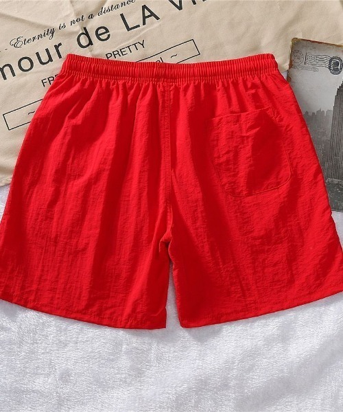 BEEDEN 赤 ショートパンツ WIDE WAIST SHORT PANTS（スウェットパンツ）｜BEEDEN（ビーデン