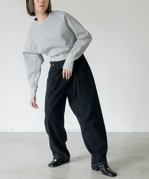 VACANCY（ヴァカンシー）の「ダブルウエストカーブデニムパンツ