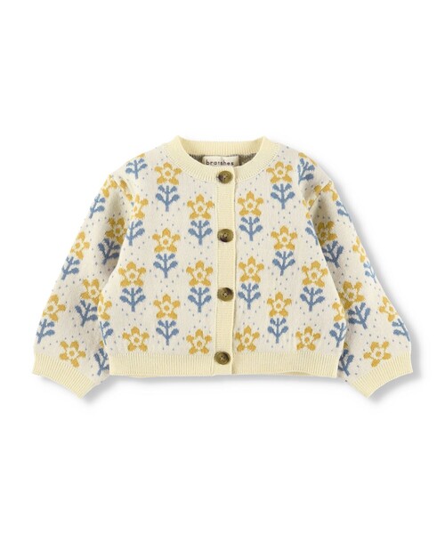 BRANSHES（ブランシェス）の「【ベビー】花柄ニットカーディガン（その他ベビーウェア・キッズ・アイボリー・FREE）」の10枚目の写真