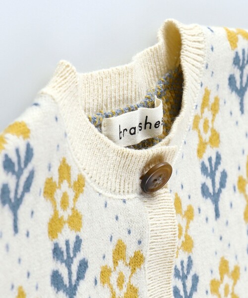 BRANSHES（ブランシェス）の「【ベビー】花柄ニットカーディガン（その他ベビーウェア・キッズ・アイボリー・FREE）」の8枚目の写真