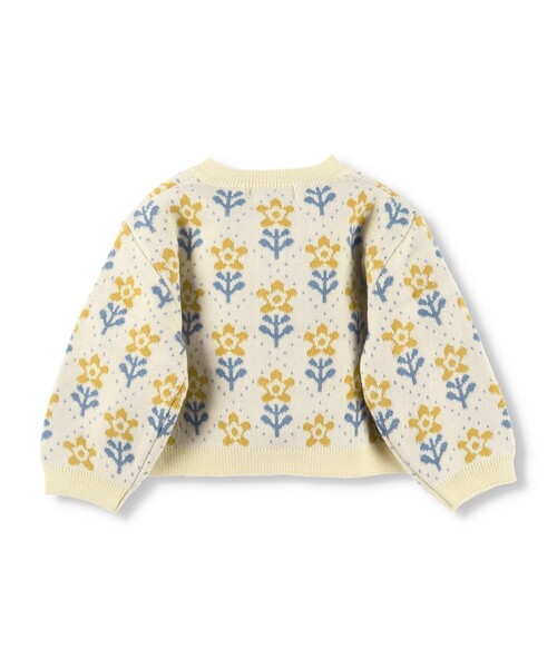 BRANSHES（ブランシェス）の「【ベビー】花柄ニットカーディガン（その他ベビーウェア・キッズ・アイボリー・FREE）」の11枚目の写真