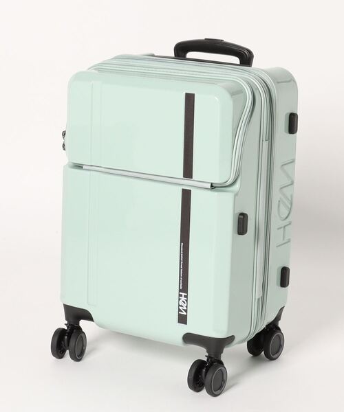 HeM(ヘム)の「【HeM/ヘム】 TOP OPEN S スーツケース SAC'S BAR 別注 35L(43L)(スーツケース/キャリーバッグ・レディース・アクア/ガンメタ/モカ/ピンク/ホワイト/ブラック/グリーン系その他・FREE)」の5枚目の写真