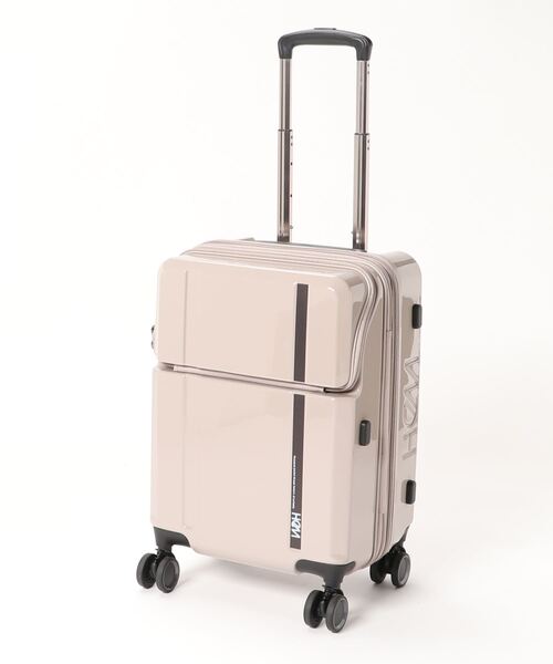 HeM(ヘム)の「【HeM/ヘム】 TOP OPEN S スーツケース SAC'S BAR 別注 35L(43L)(スーツケース/キャリーバッグ・レディース・アクア/ガンメタ/モカ/ピンク/ホワイト/ブラック/グリーン系その他・FREE)」の4枚目の写真