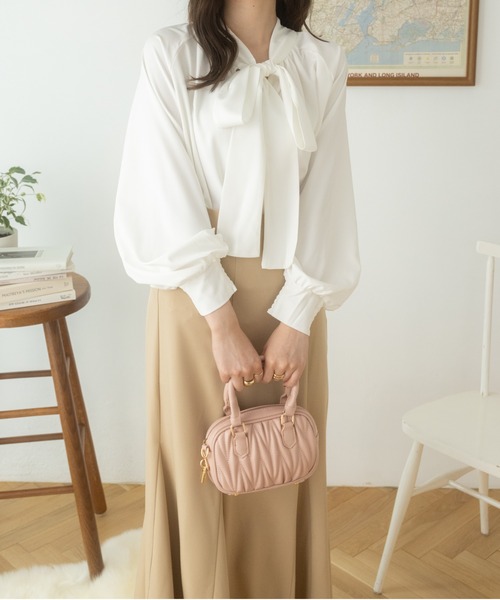 Ada.(エイダ)の「2WAYウェーブキルティングミニバッグ(ショルダーバッグ・レディース・ブラック/ホワイト/レッド/ピンク/ベージュ・FREE)」の22枚目の写真