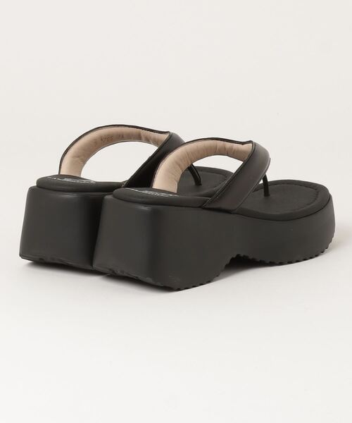 B'2nd（ビーセカンド）の「WONDERS (ワンダーズ)トングサンダル（サンダル・レディース・ブラック・36/39/35）」の2枚目の写真